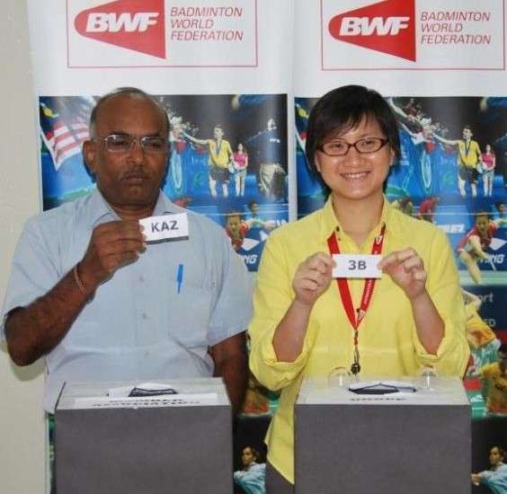 Kazakhstan, Philippines Redrawn in Group 3: Li Ning BWF Sudirman Cup 2013