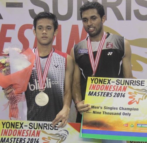 Yonex-Sunrise Indonesian Masters 2014 – Review: Prannoy Wins Maiden Title