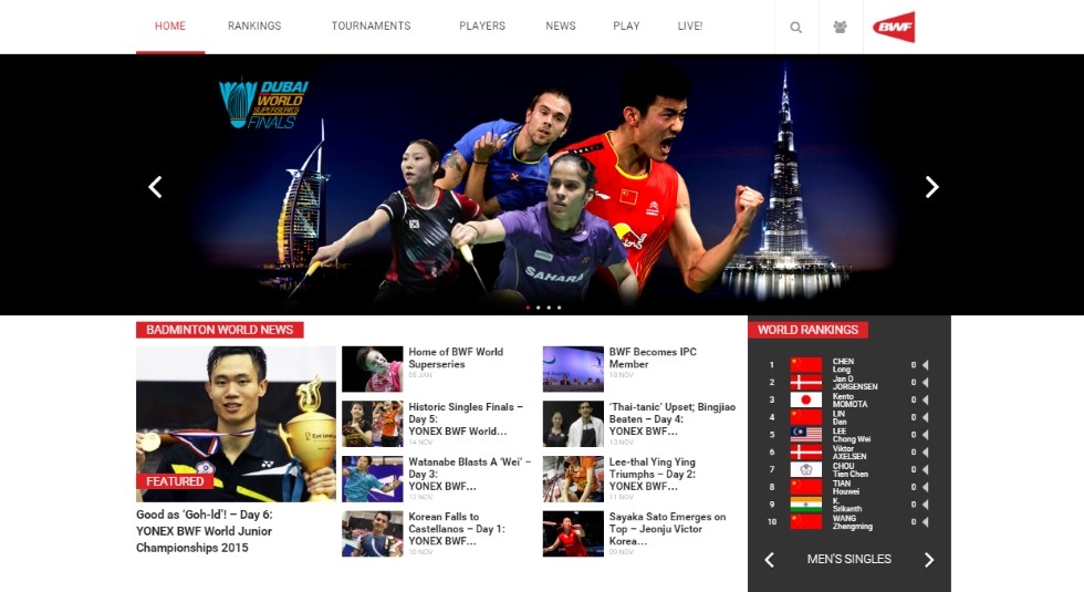 BWF Launches Fan-tastic New Badminton Websites