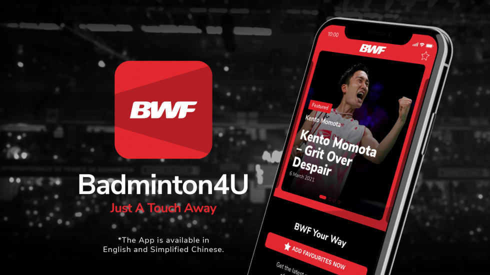 BWF’s Badminton4U App is Coming Soon