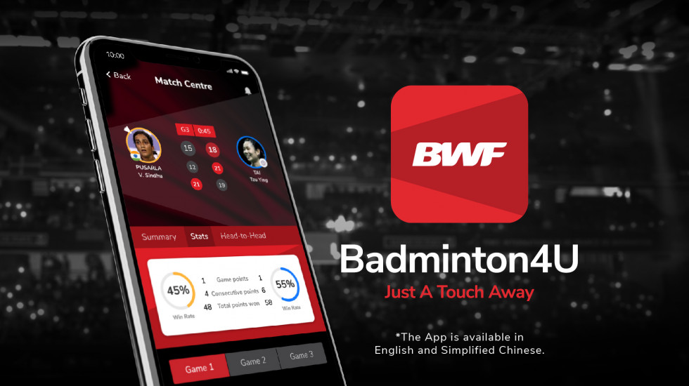 BWF Launches New Badminton4U App