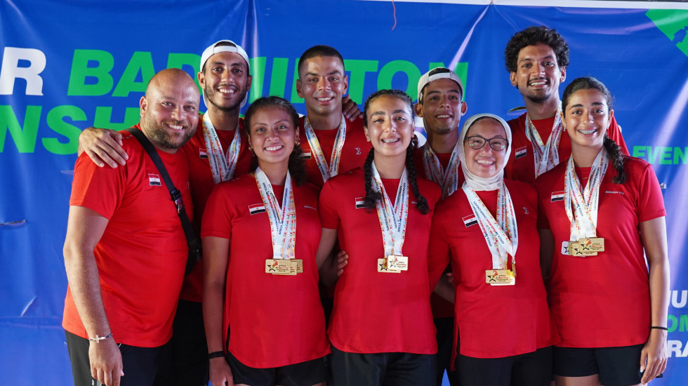 Egypt Excel at Africa AirBadminton Championships