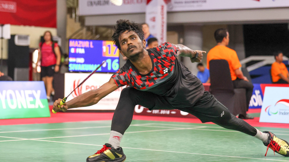 Indonesia Para: Sivakumar Stuns Mazur